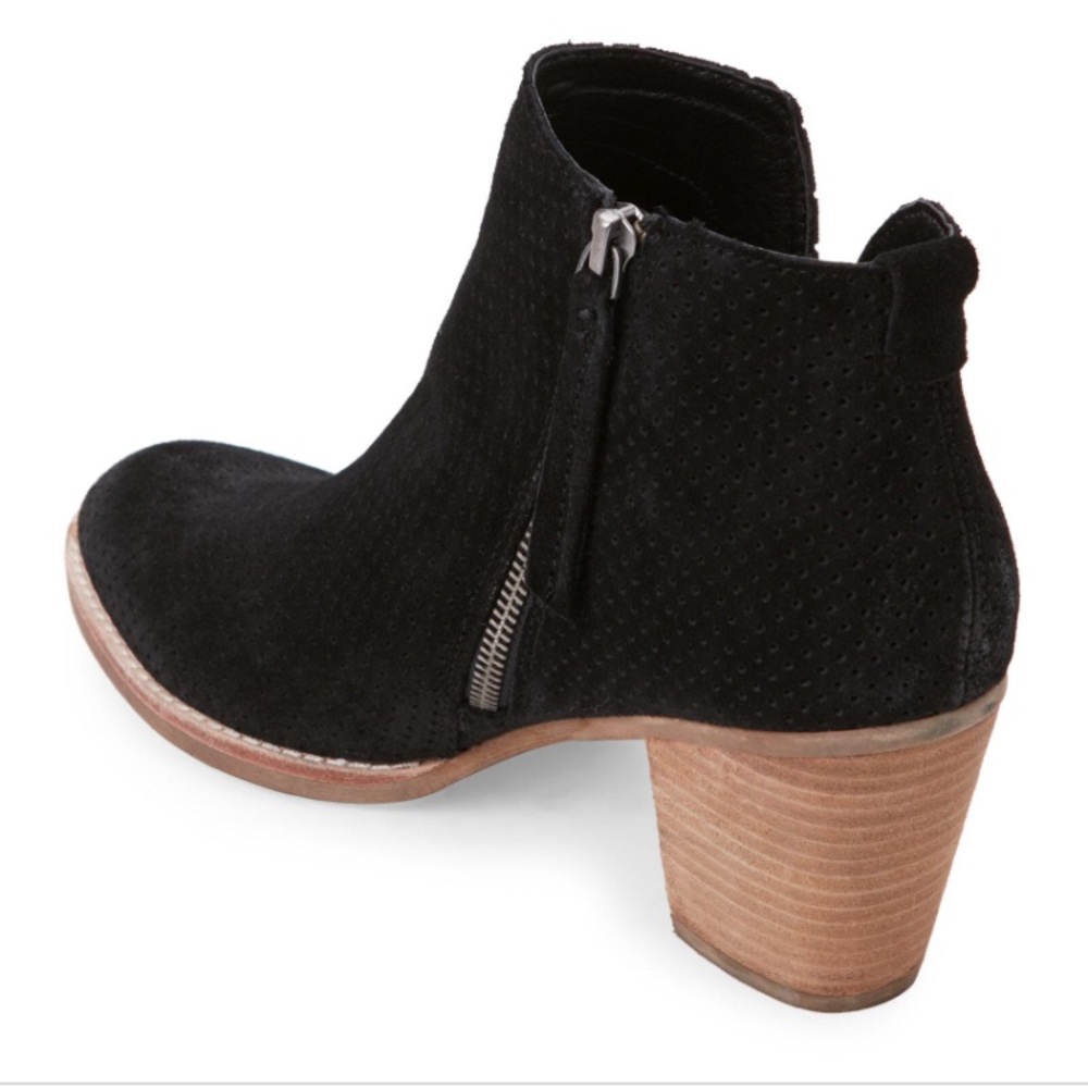 Dolce Vita perforated suede ankle boots